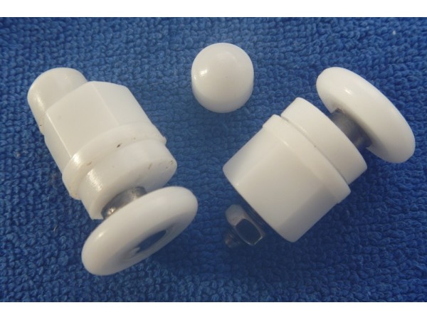 shower door rollers SPR028 pair