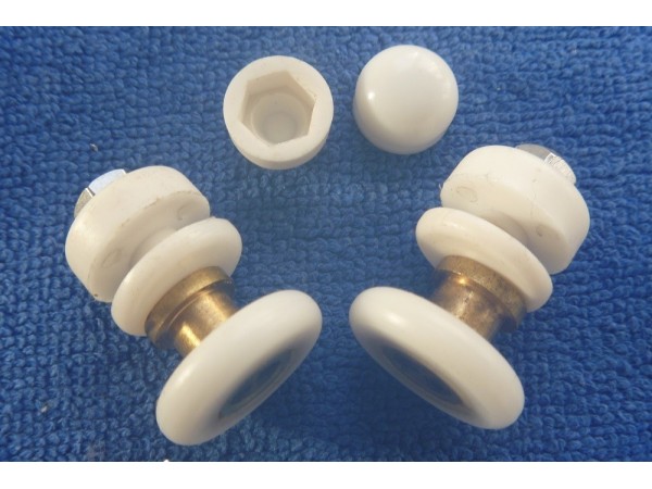 shower door rollers SPR023 pair